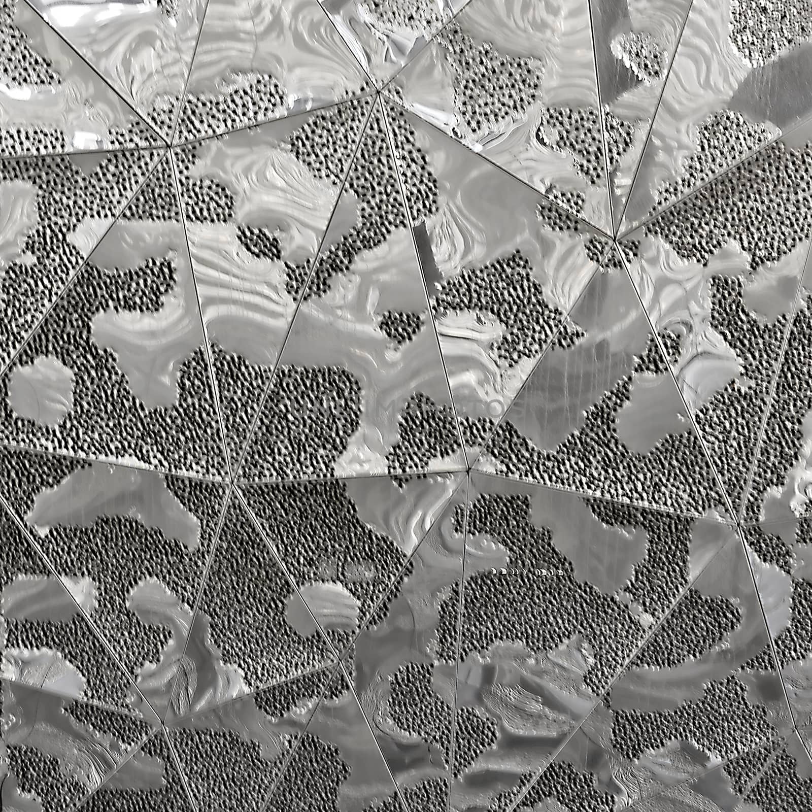 aluminum plate metallic texture background square by Vladyslav