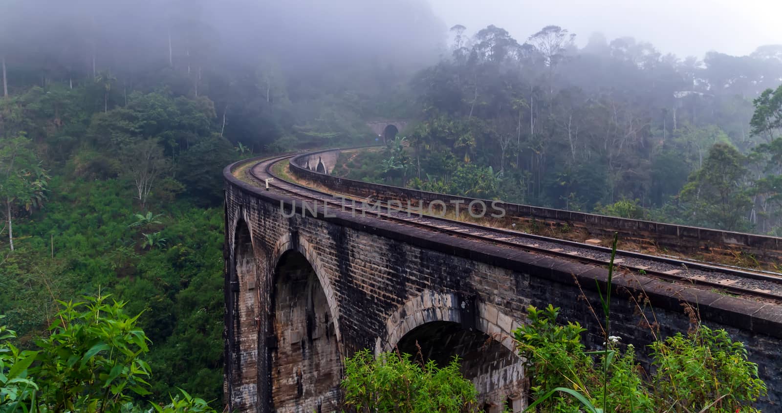 Nine Arch Bridge in Demodara Ella city Sri Lanka