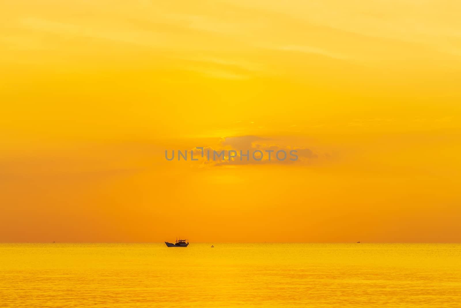 Sky background Sunset on the sea
