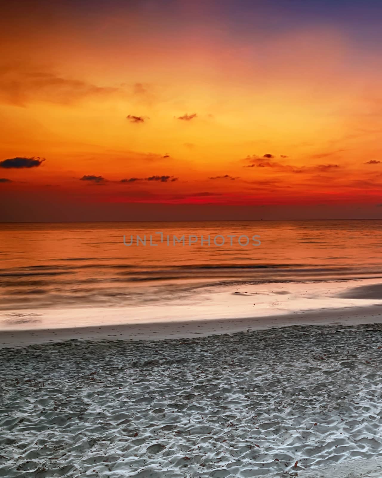 Summer beach background clouds beautiful landscape