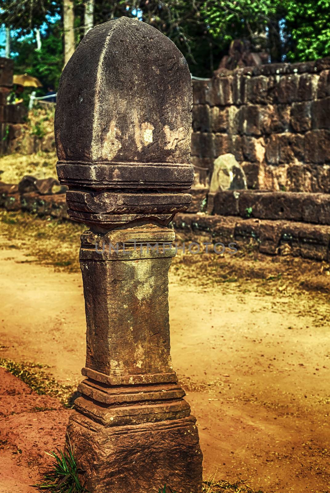 Banteay Srei or Banteay Srey temple Angkorian sites in Cambodia.