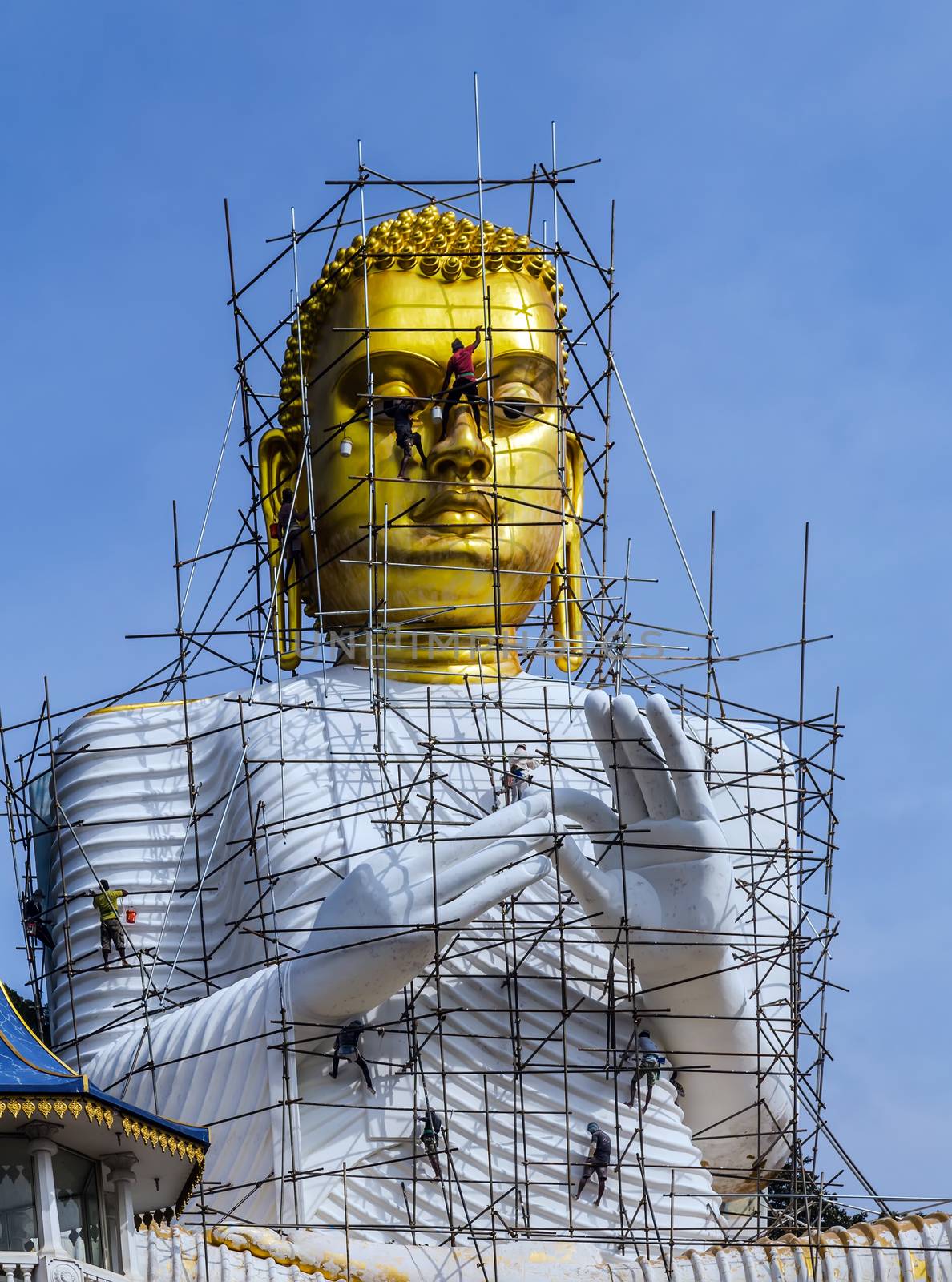 Golden Buddha Dambulla Temple Sri Lanka