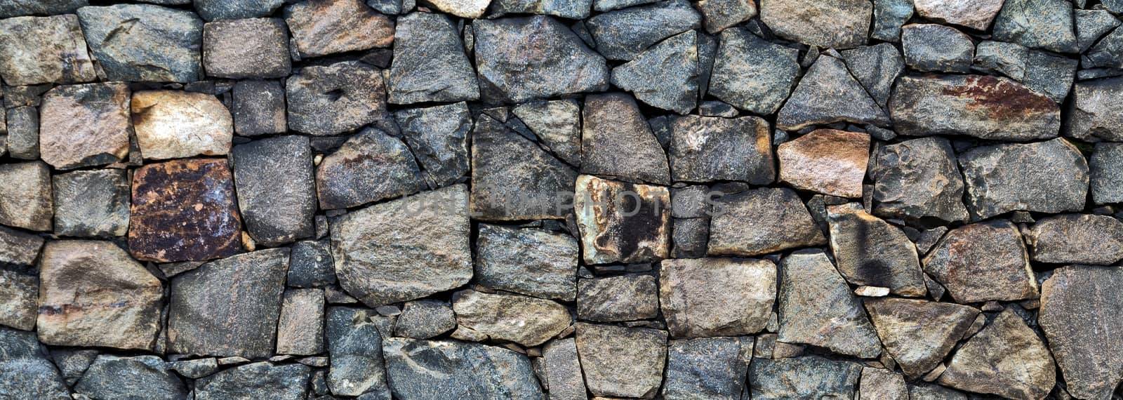 Stone wall rustic texture gray color of modern style design decorative background