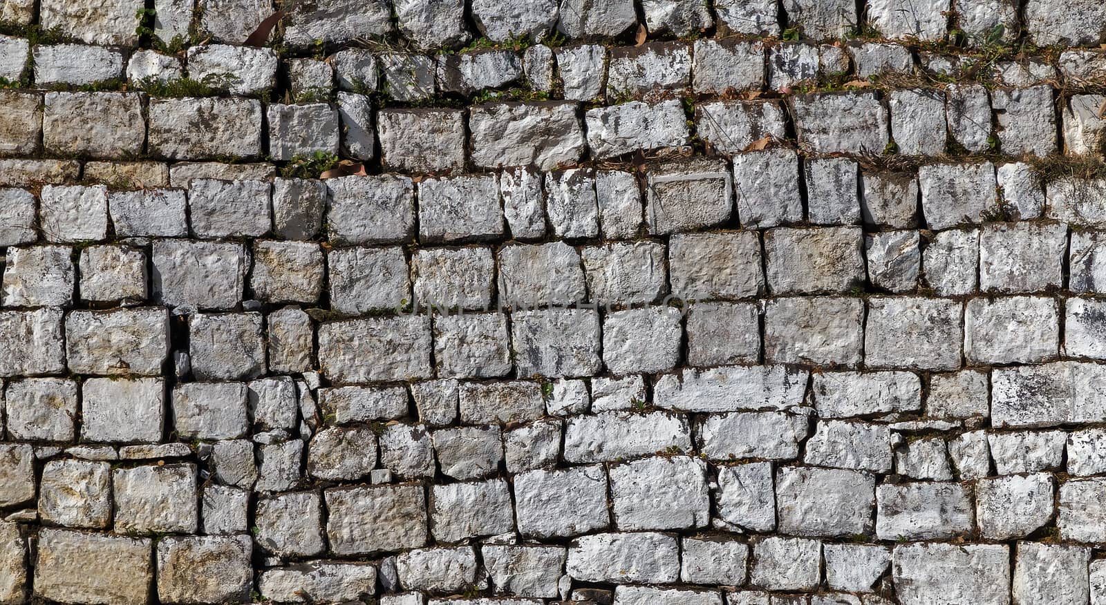 Stone fence texture gray color decorative background