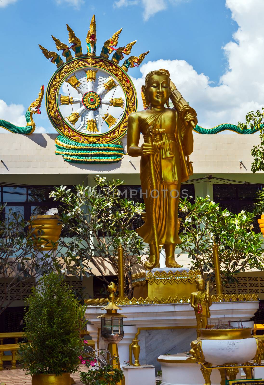 Buddha in Tiger Cave Temple Wat Tham Sua Krabi Province Thailand