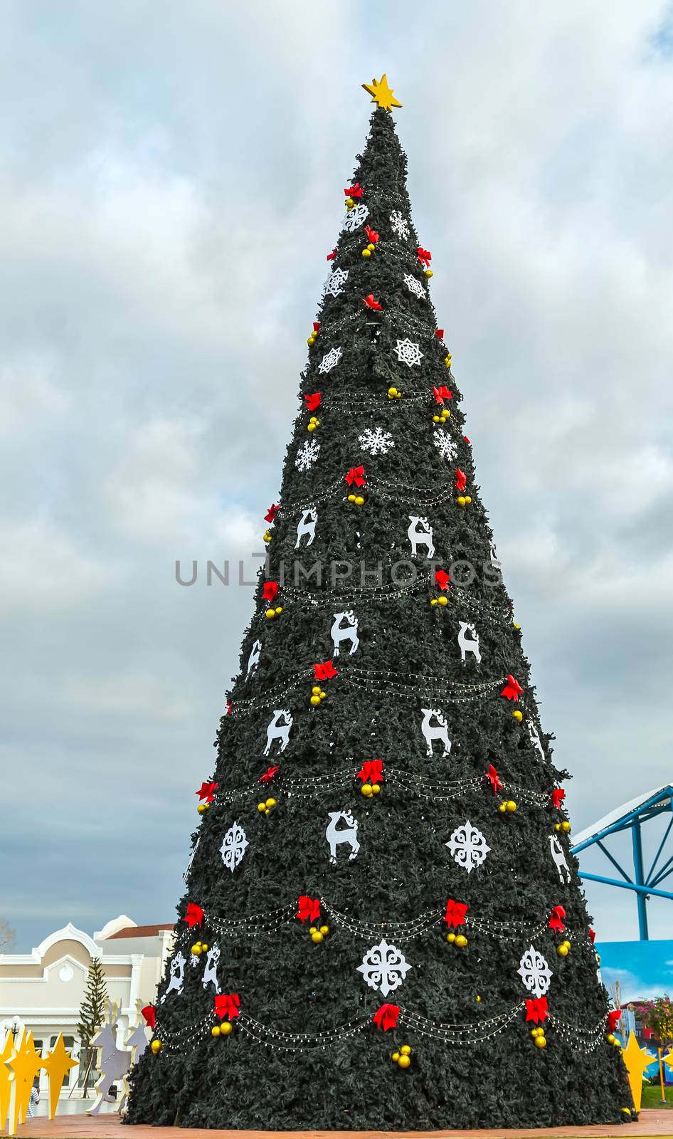 Christmas Tree. Happy New year Holidays Merry Christmas, background blur textures soft focus