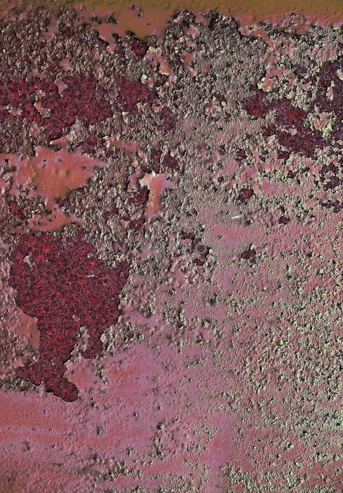 Detailed close up surface of rusty metal and steel with lots of corrosion in high resolution.