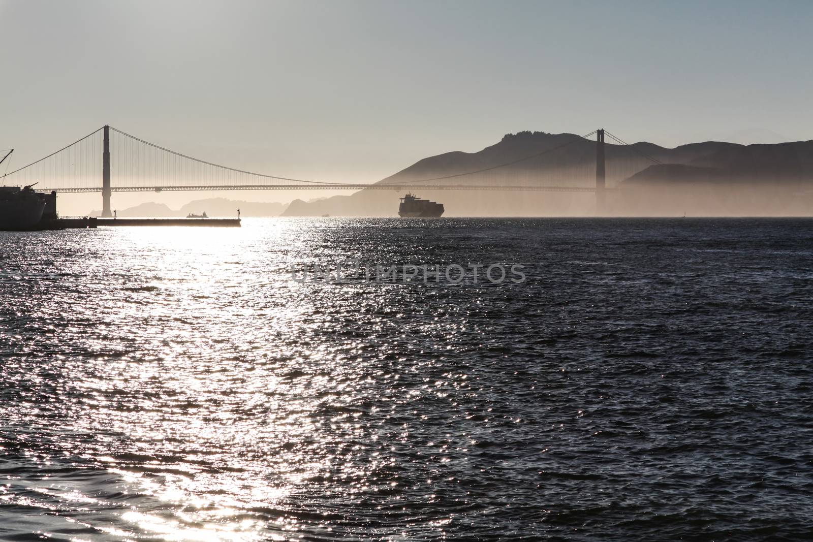 Golden Gate Bridge Silhouette by quackersnaps