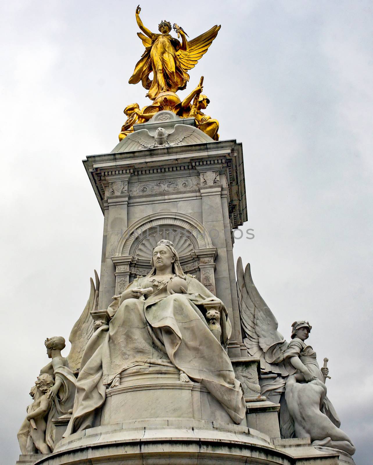 The Queen Victoria Memorial in London, England