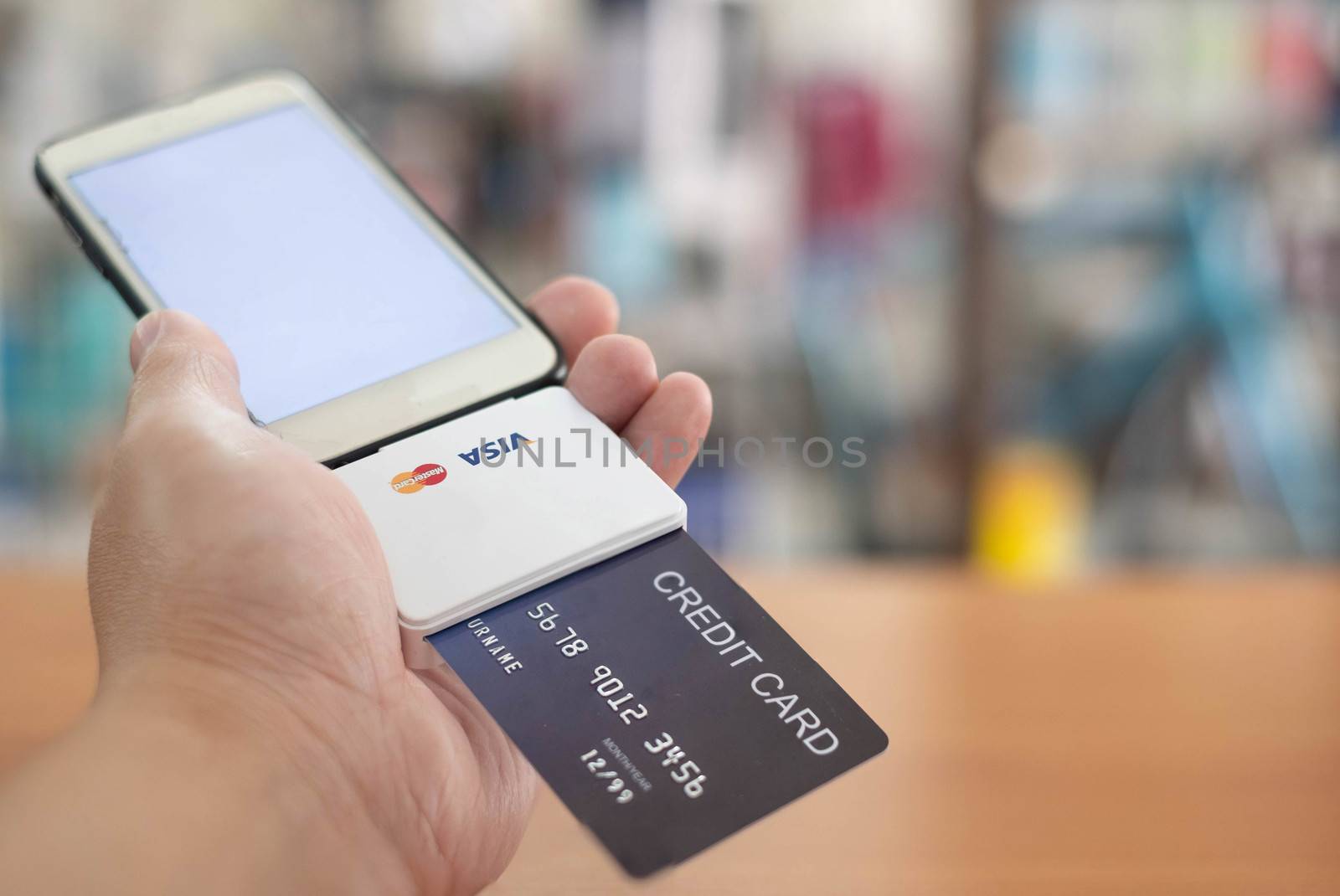 pay for product and service by credit card on Mobile Phone by Mo by Bonn2210