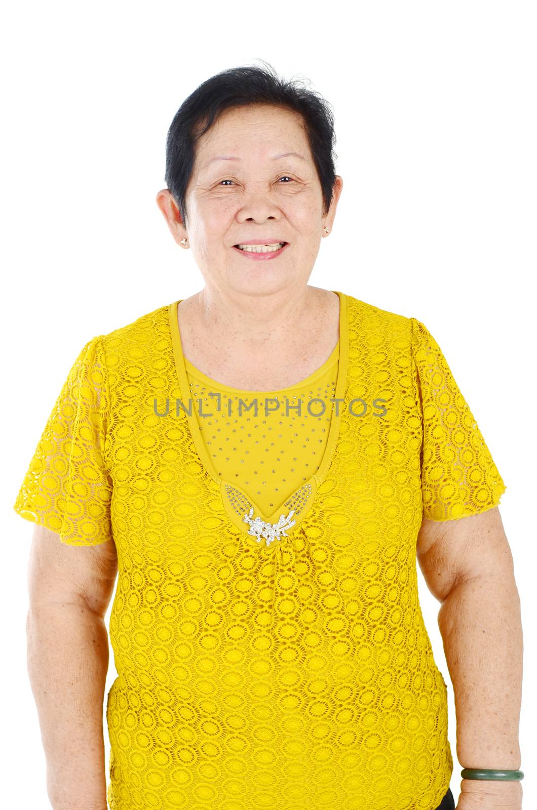 asian senior woman by yongtick