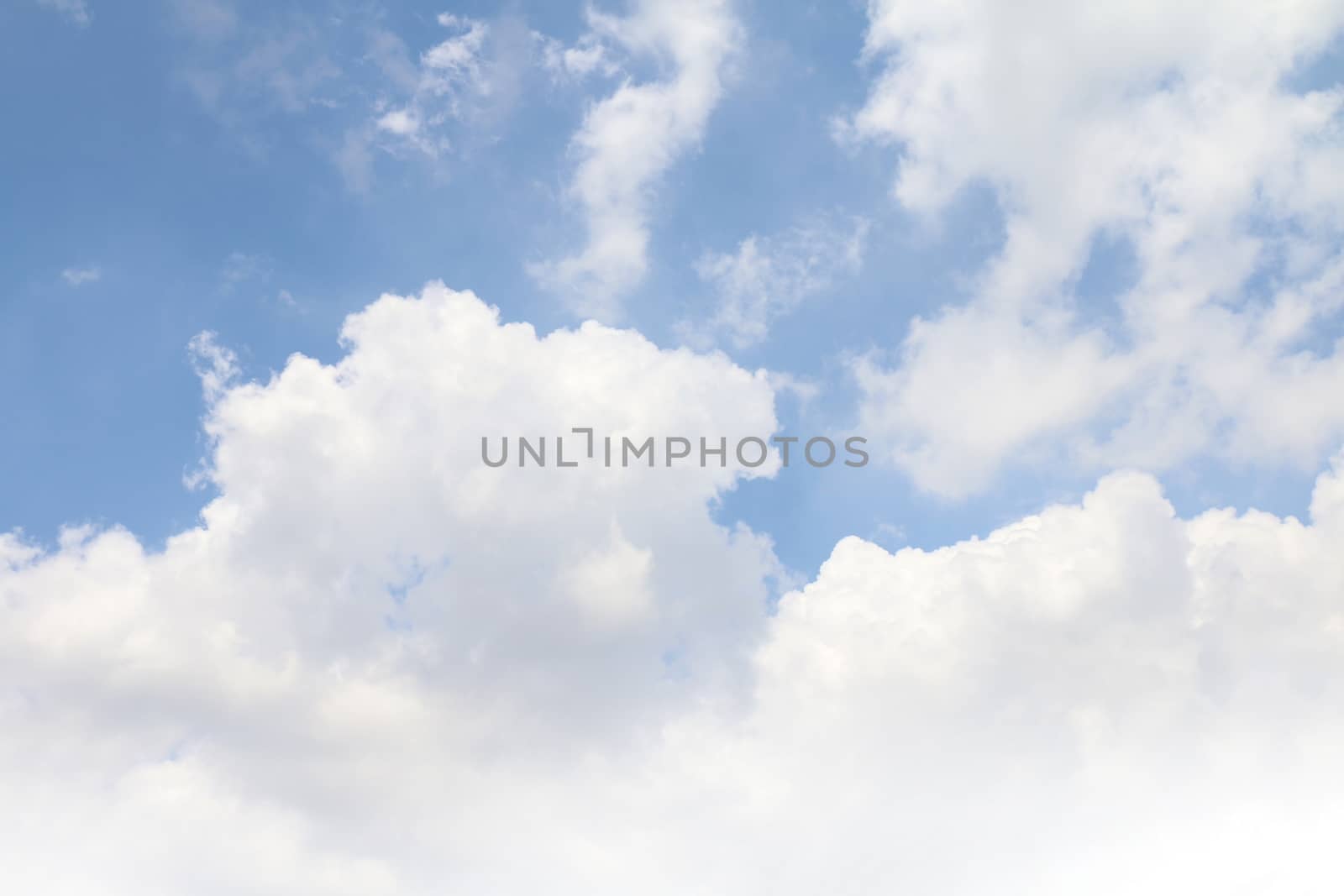 Sky, Sky clouds clear, Big fluffy clouds beautiful large on sky