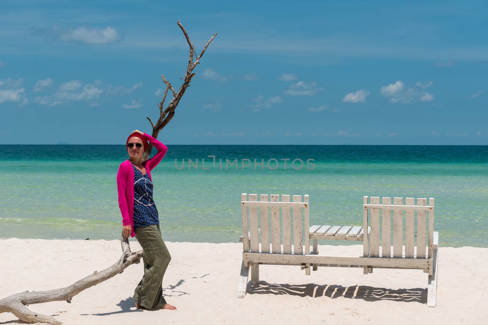 Young woman on the beach by nikitabuida