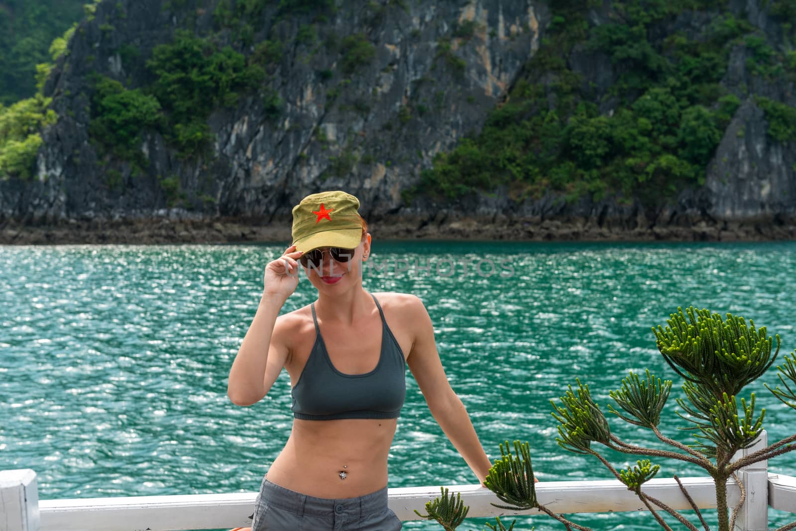 Tourist at Halong Bay by nikitabuida