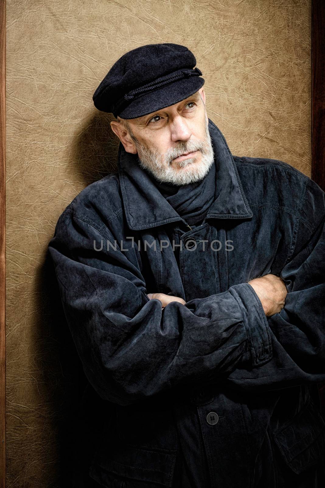 Portrait of a Man with Beard and a Cap by MaxalTamor