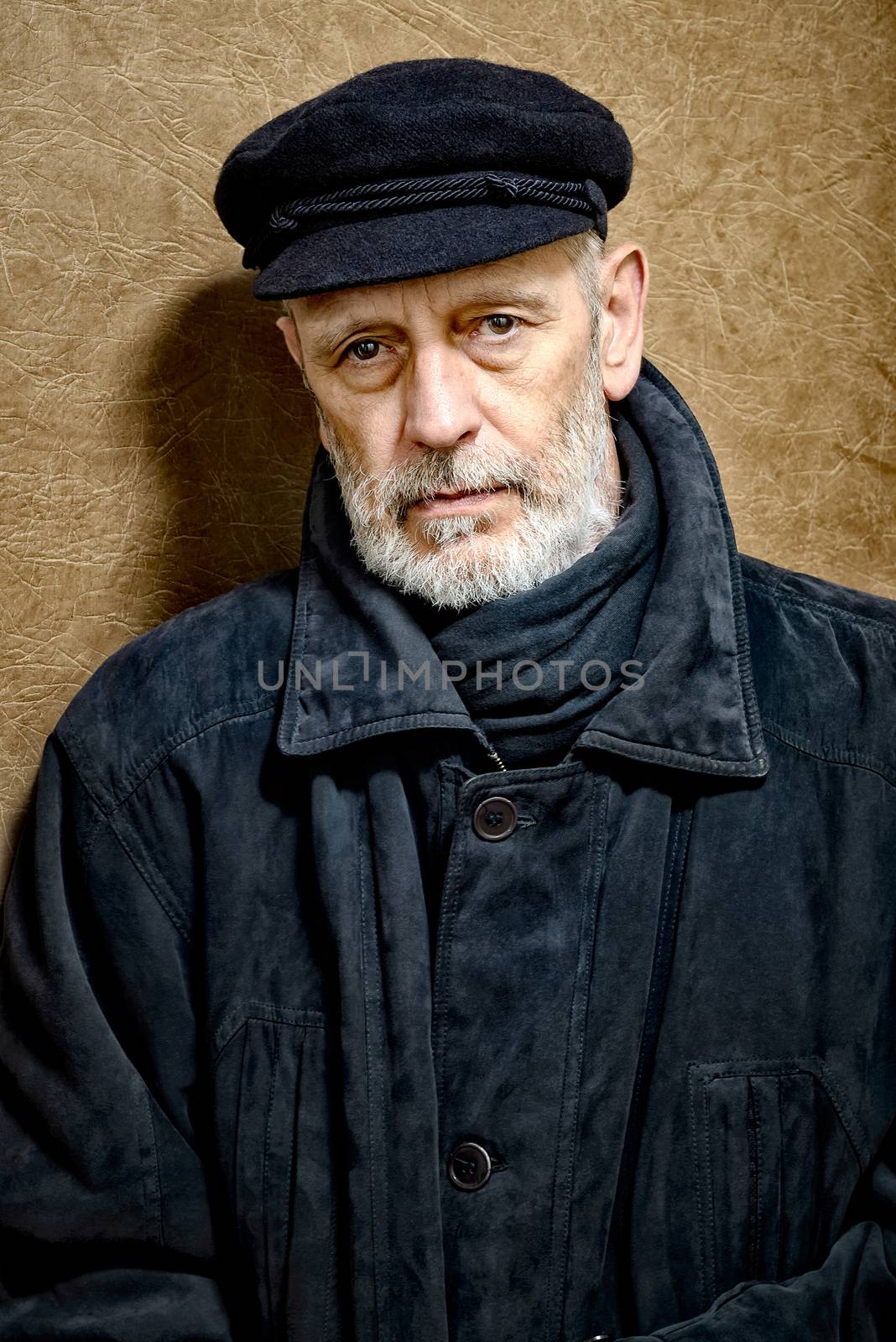 Portrait of a Man with Beard and a Cap by MaxalTamor