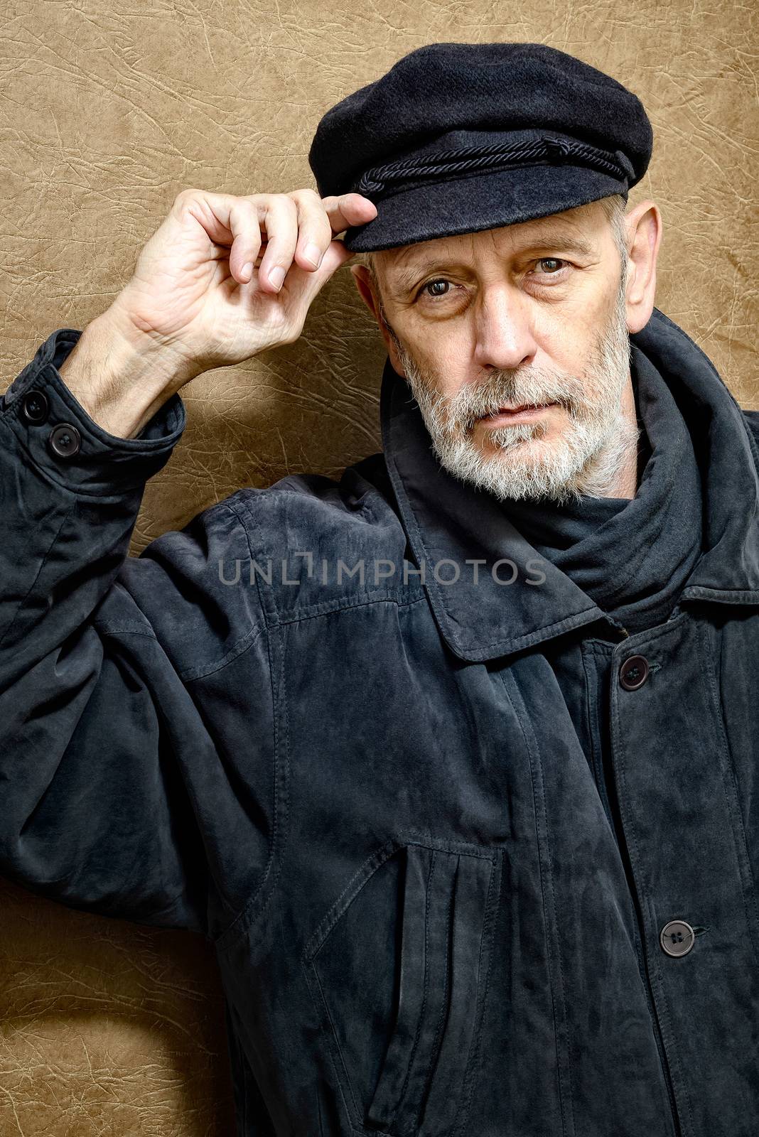 Portrait of a Man with Beard and a Cap by MaxalTamor