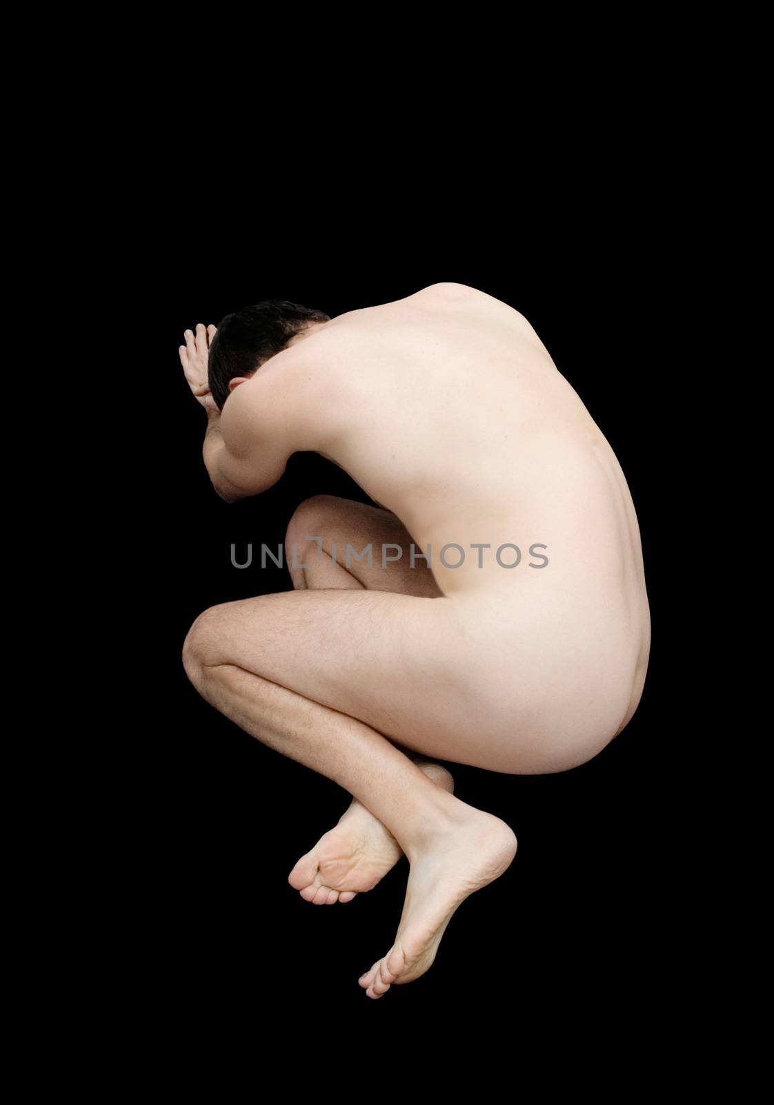 A naked man shown in an interesting position by MaxalTamor