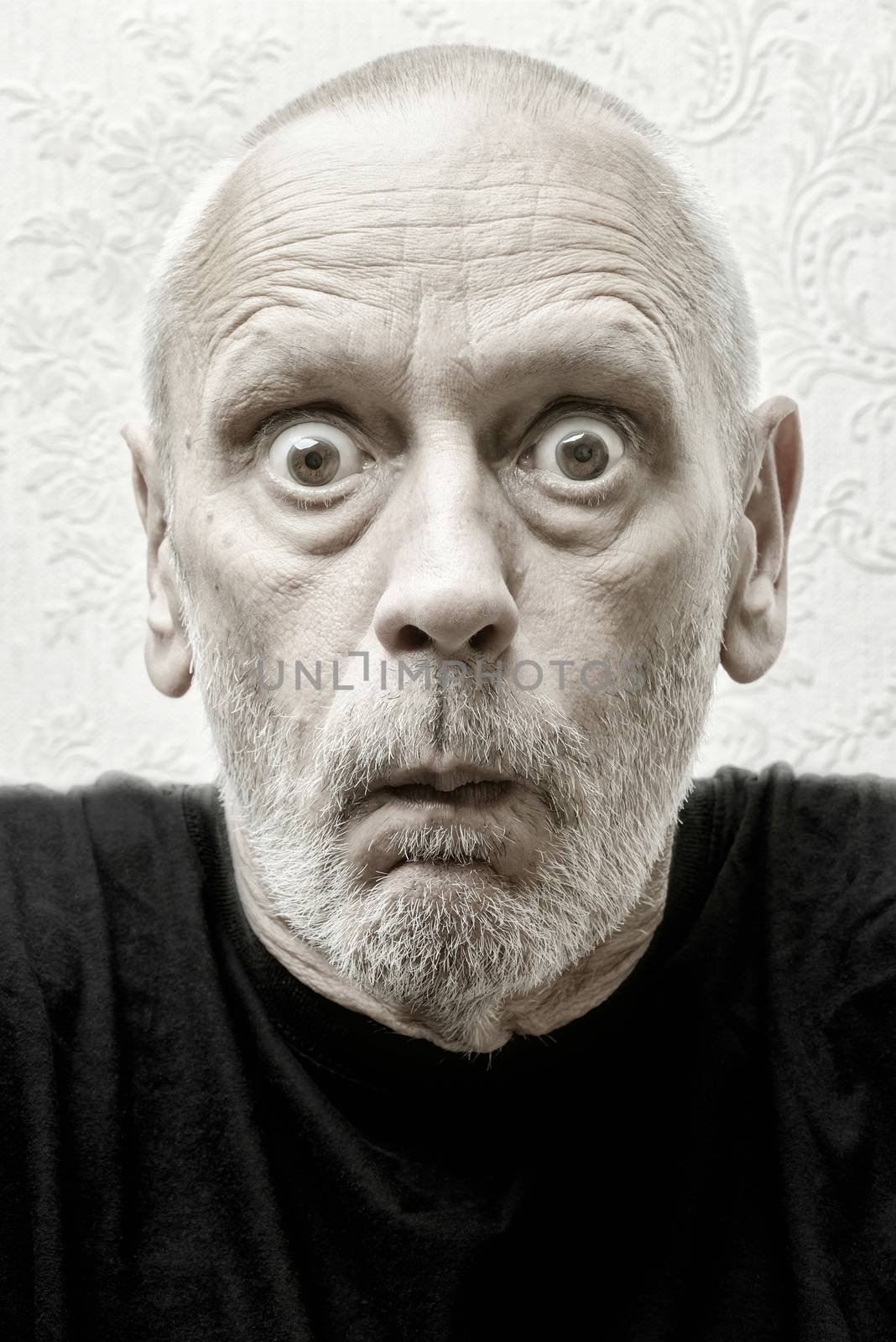 Portrait of an Angry and Surprised Man by MaxalTamor