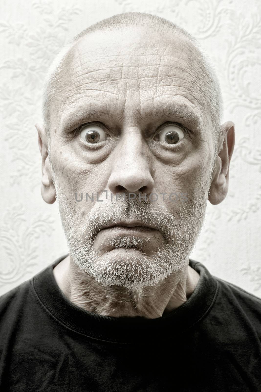 Portrait of an Angry and Surprised Man by MaxalTamor