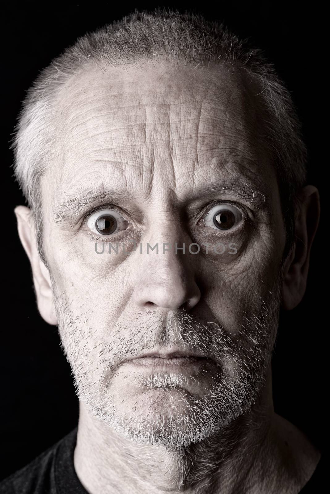 Portrait of an Angry and Surprised Man by MaxalTamor