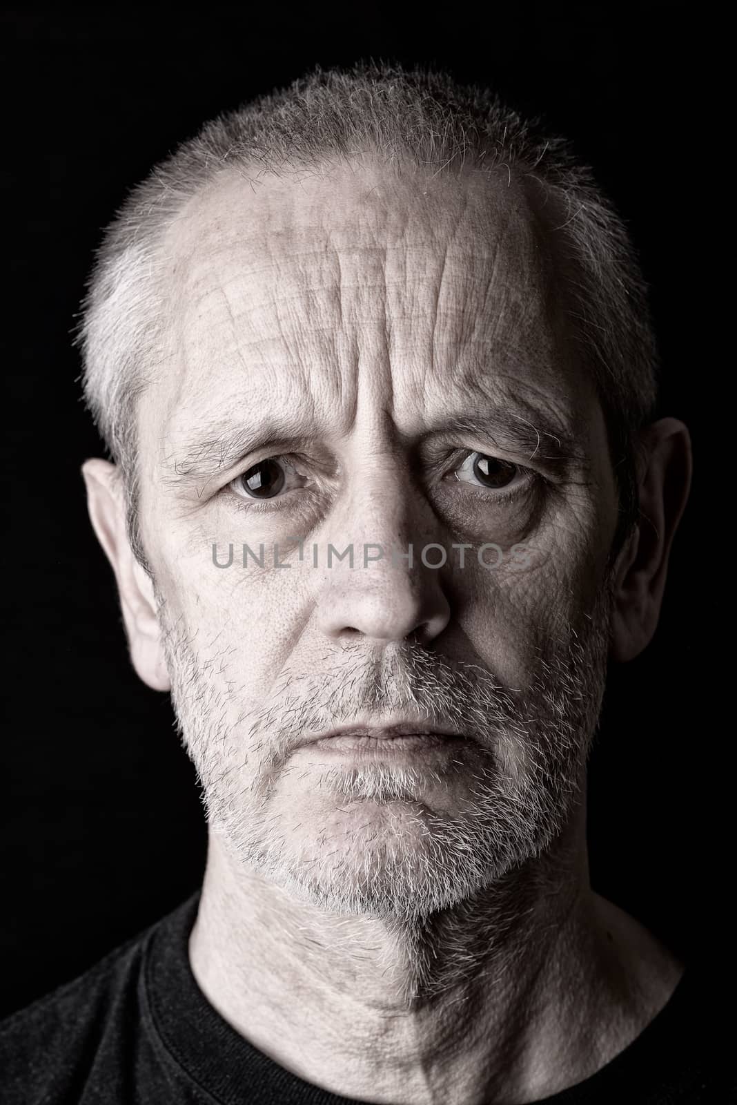 Portrait of an Angry and Furious Man by MaxalTamor