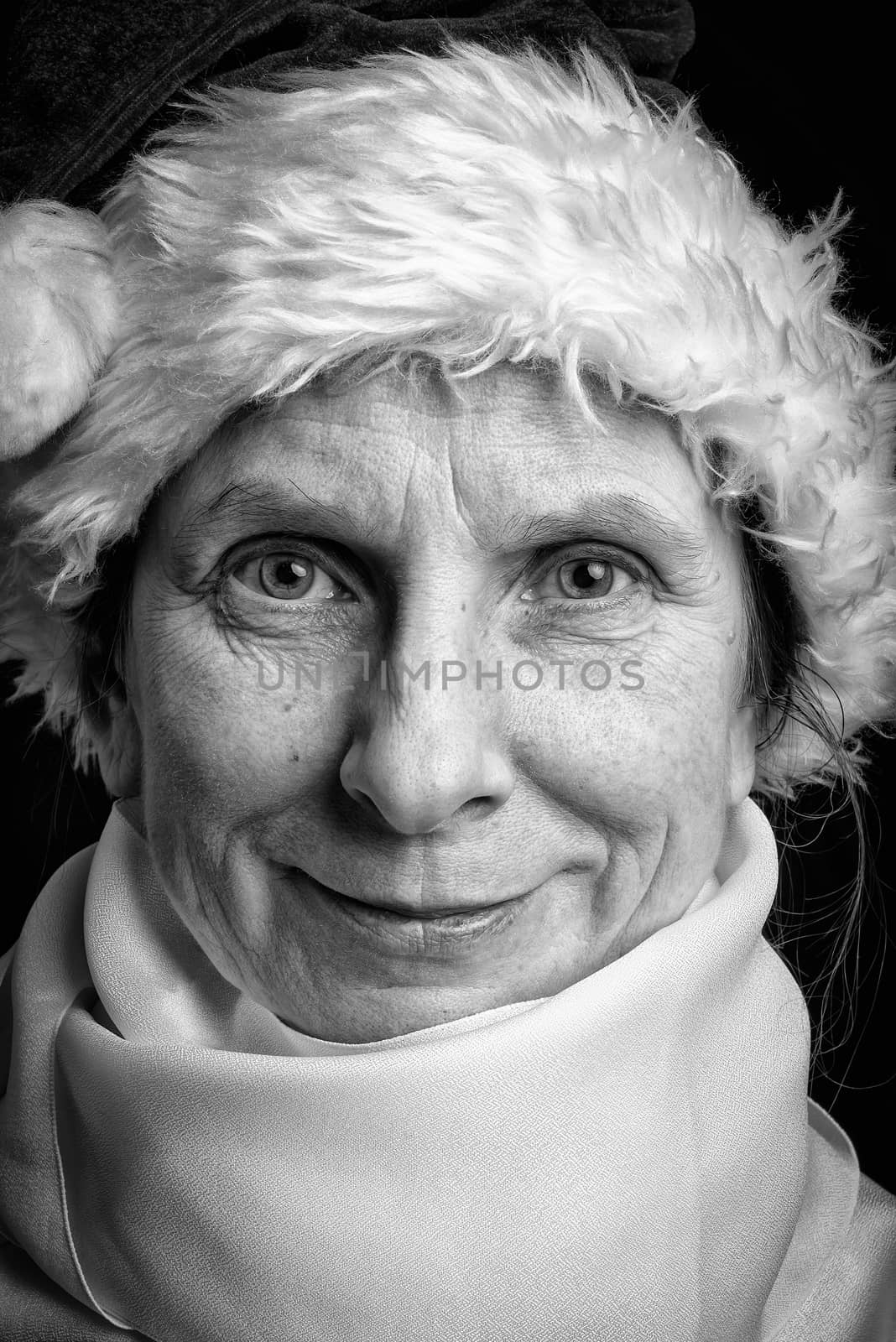 Adult woman disguised in Santa Claus by MaxalTamor