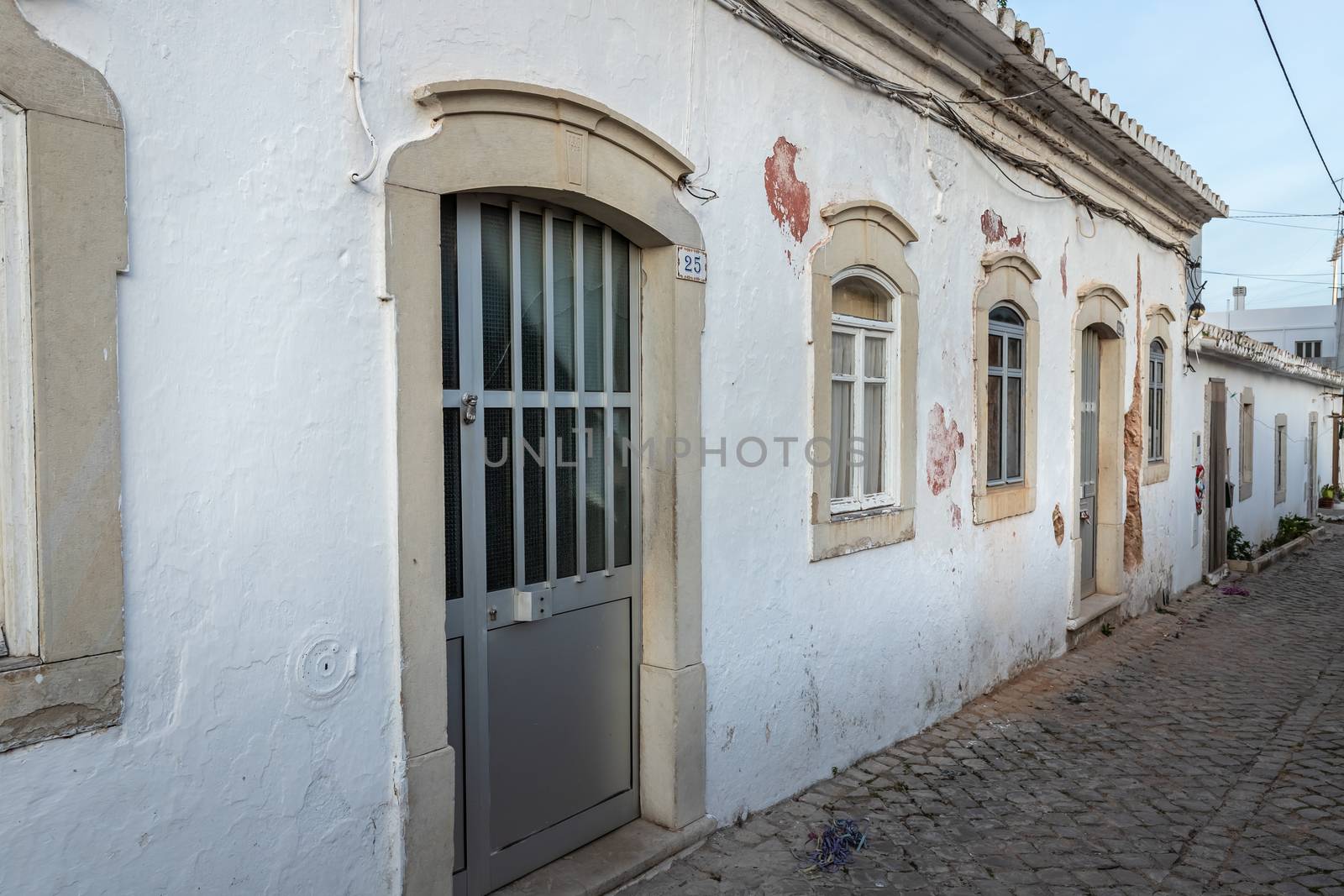 architectural detail of pretty little typical house in Loule by AtlanticEUROSTOXX