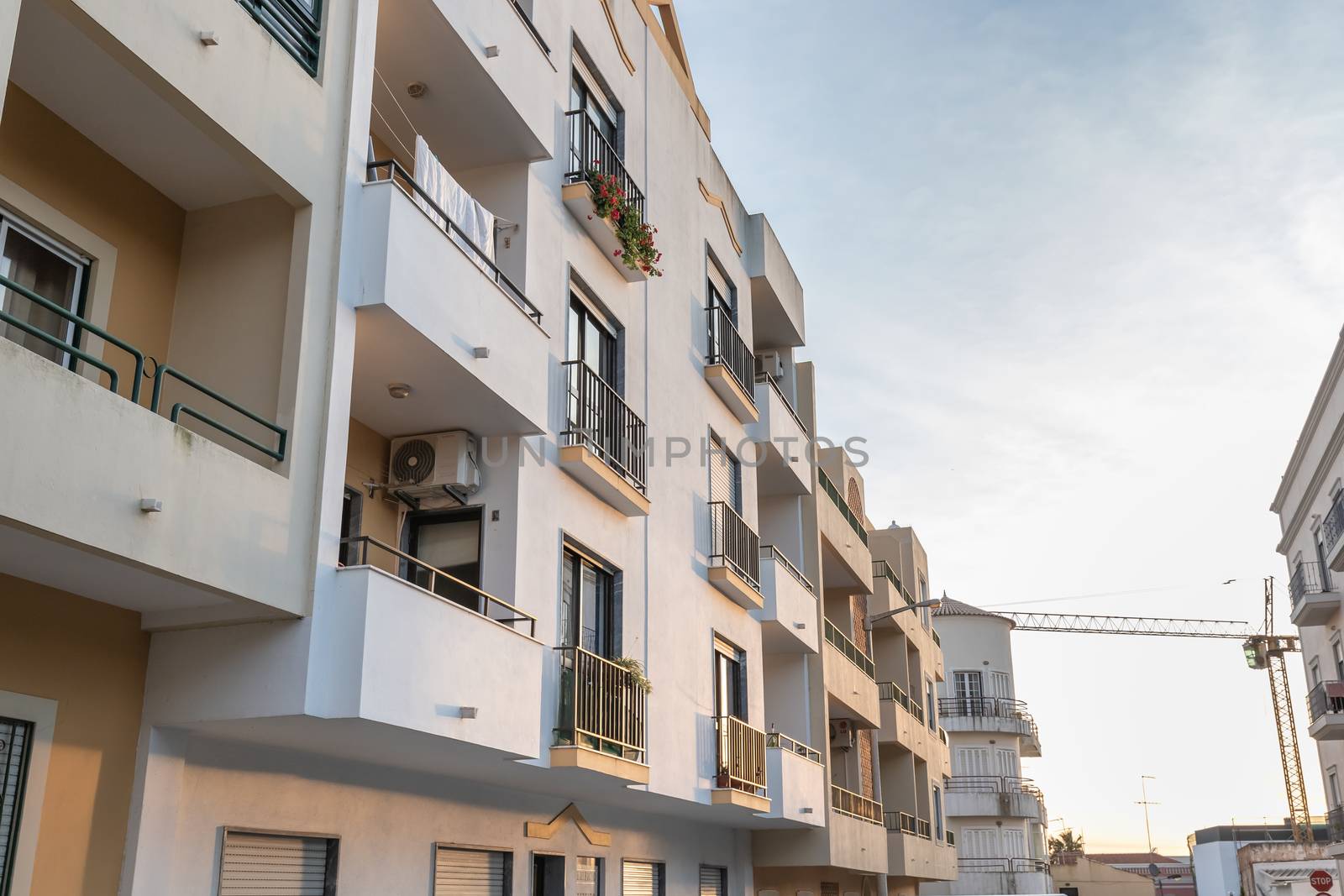 architectural detail of pretty little typical house in Loule by AtlanticEUROSTOXX