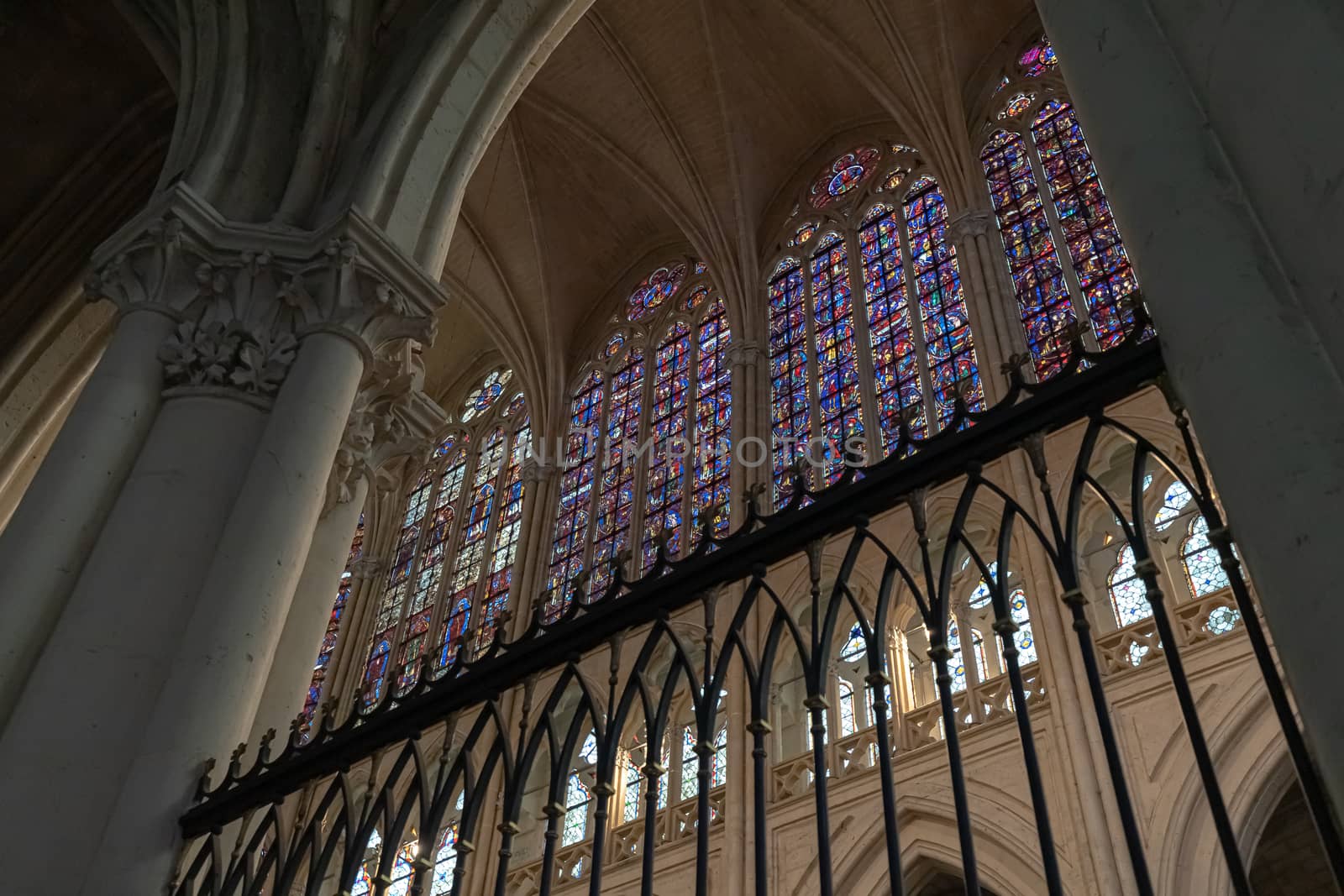 detail of the interior, works and stained glass of the Roman Cat by AtlanticEUROSTOXX