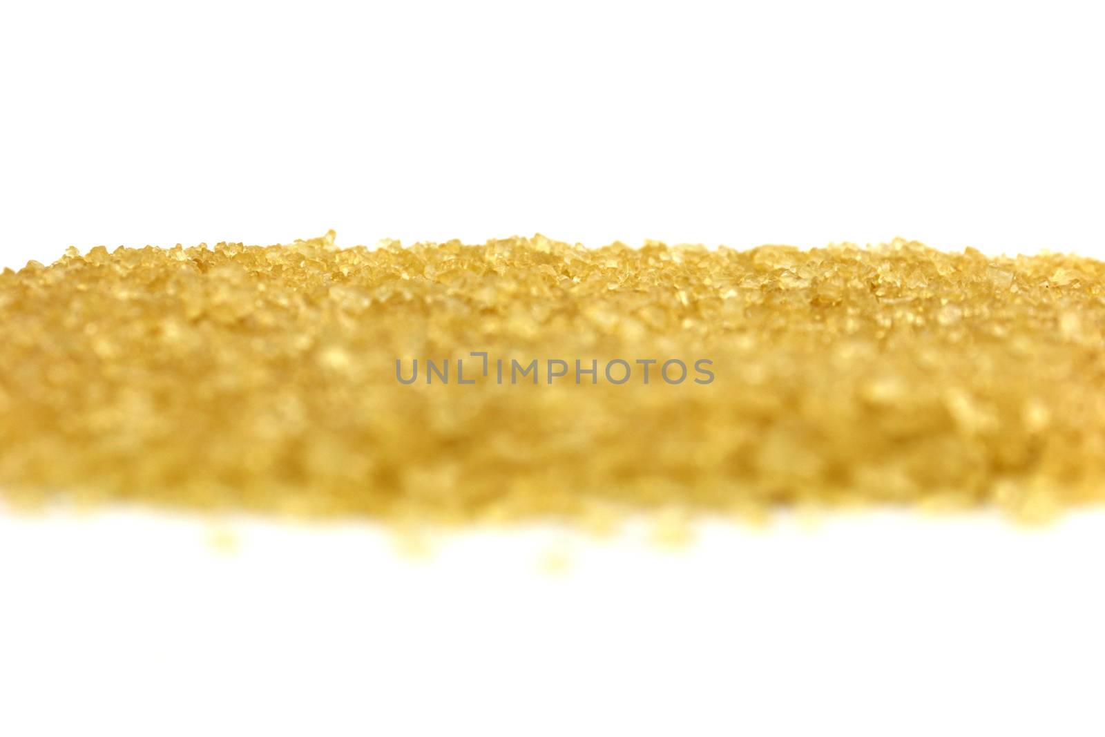 Sugar background, Sugar from sugarcane background, Background granulated sugar yellow brown, Sucrose, Red sugar (Selective focus) by cgdeaw