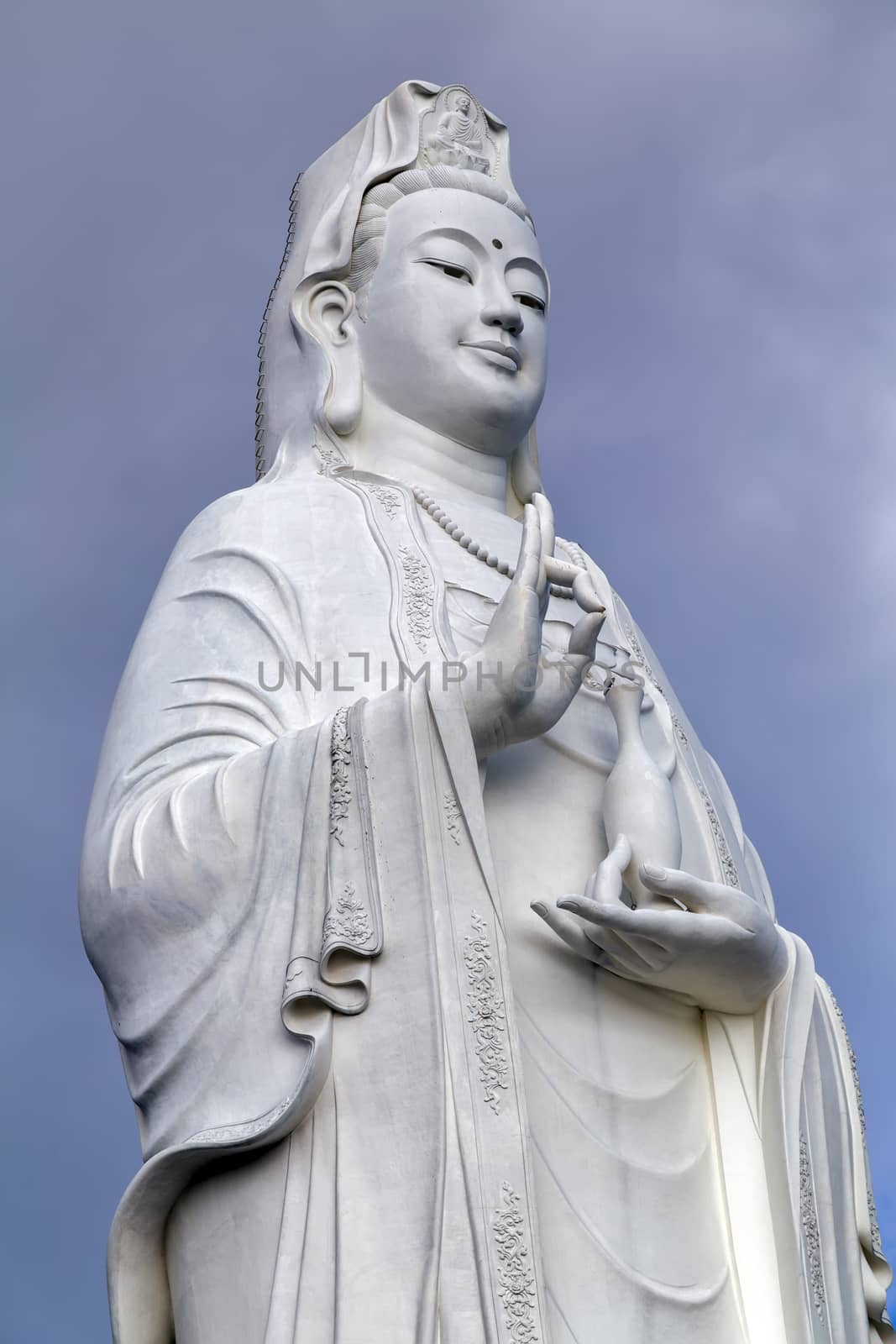 Kuan Yin Statue in Vietnam, temple near Danang City