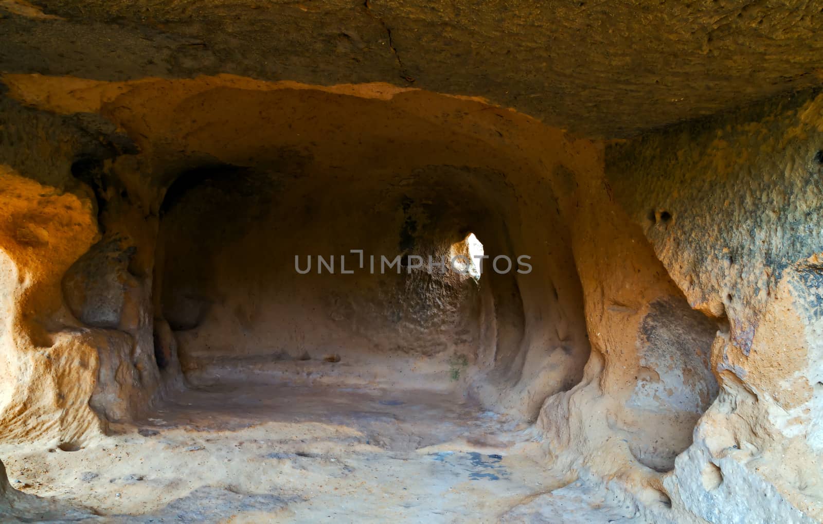 cave houses of Cappadocia and Goreme National Park. Urgup, Goreme, Guzelyurt and Uchisar. Turkey.