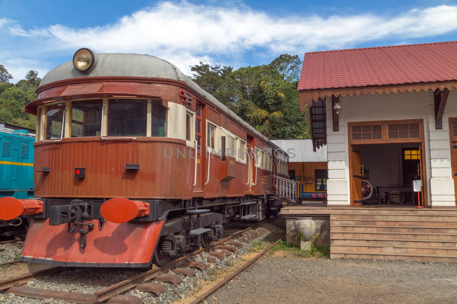 KADUGANNAWA, SRI LANKA National Railway Museum, Many has old engines, locomotives, rail cars, trolleys, carriages, machineries, and equipments that used since the beginning of Sri Lanka Railway.