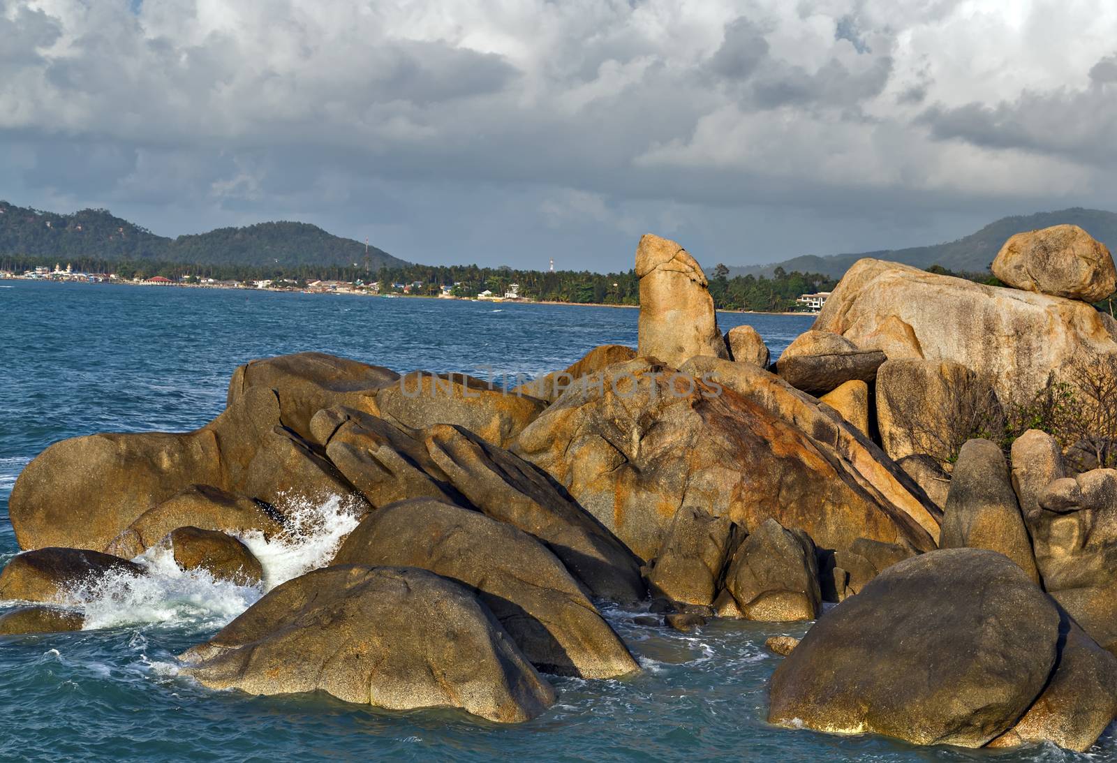rock formations on Koh Samui’s south coast, known as Grandpa (Ta) and Grandma (Yai), look, respectively, like male and female genitalia. Thailand