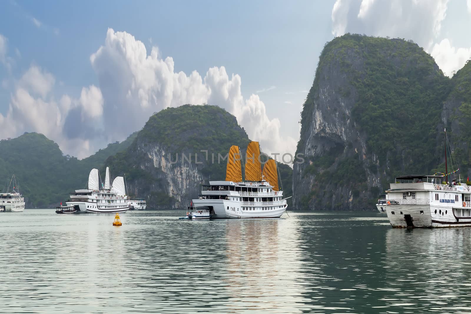 Ha Long Bay, Vietnam. Unesco World Most popular place.
