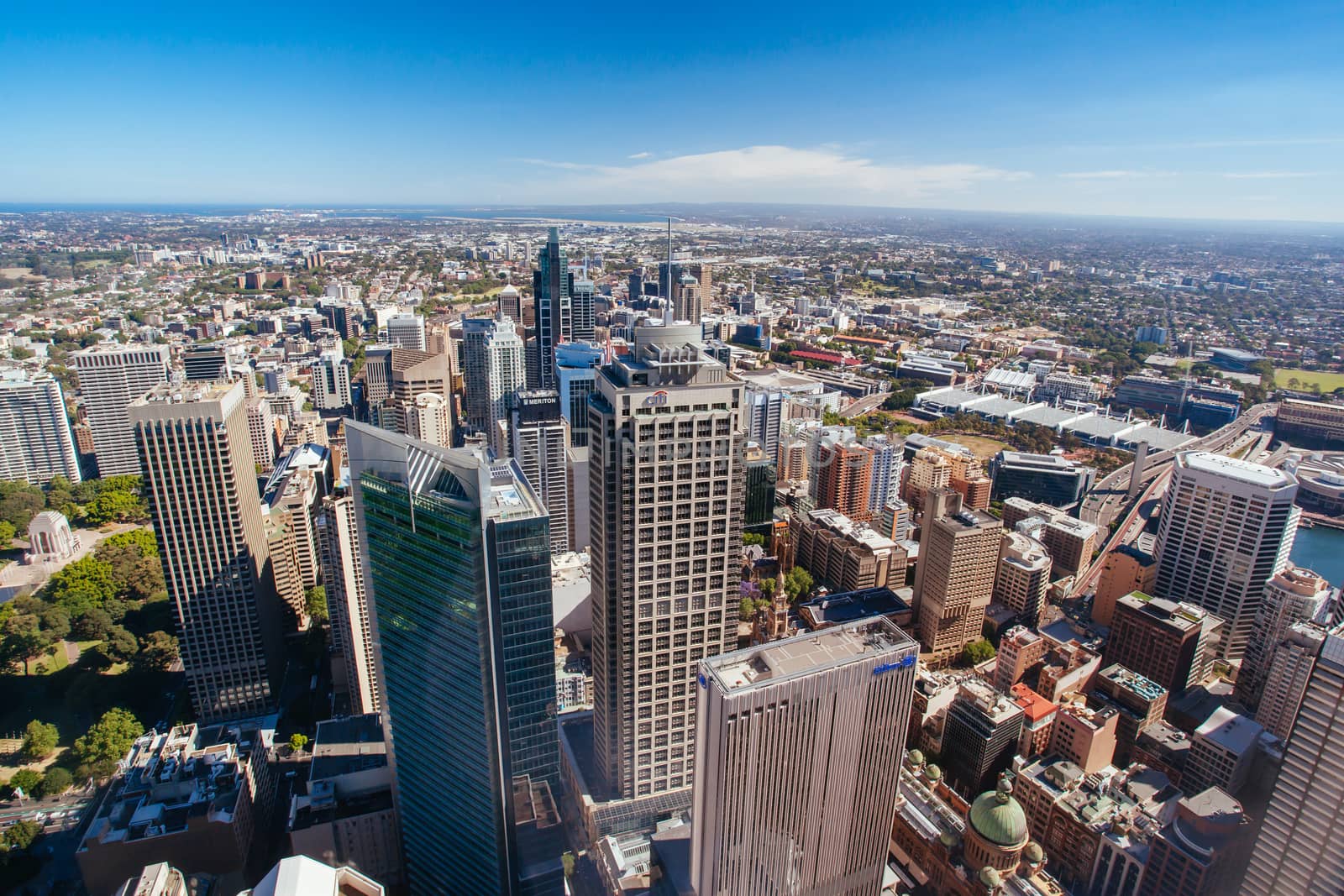 Aerial View of Sydney Looking North Towards the Harbour by FiledIMAGE