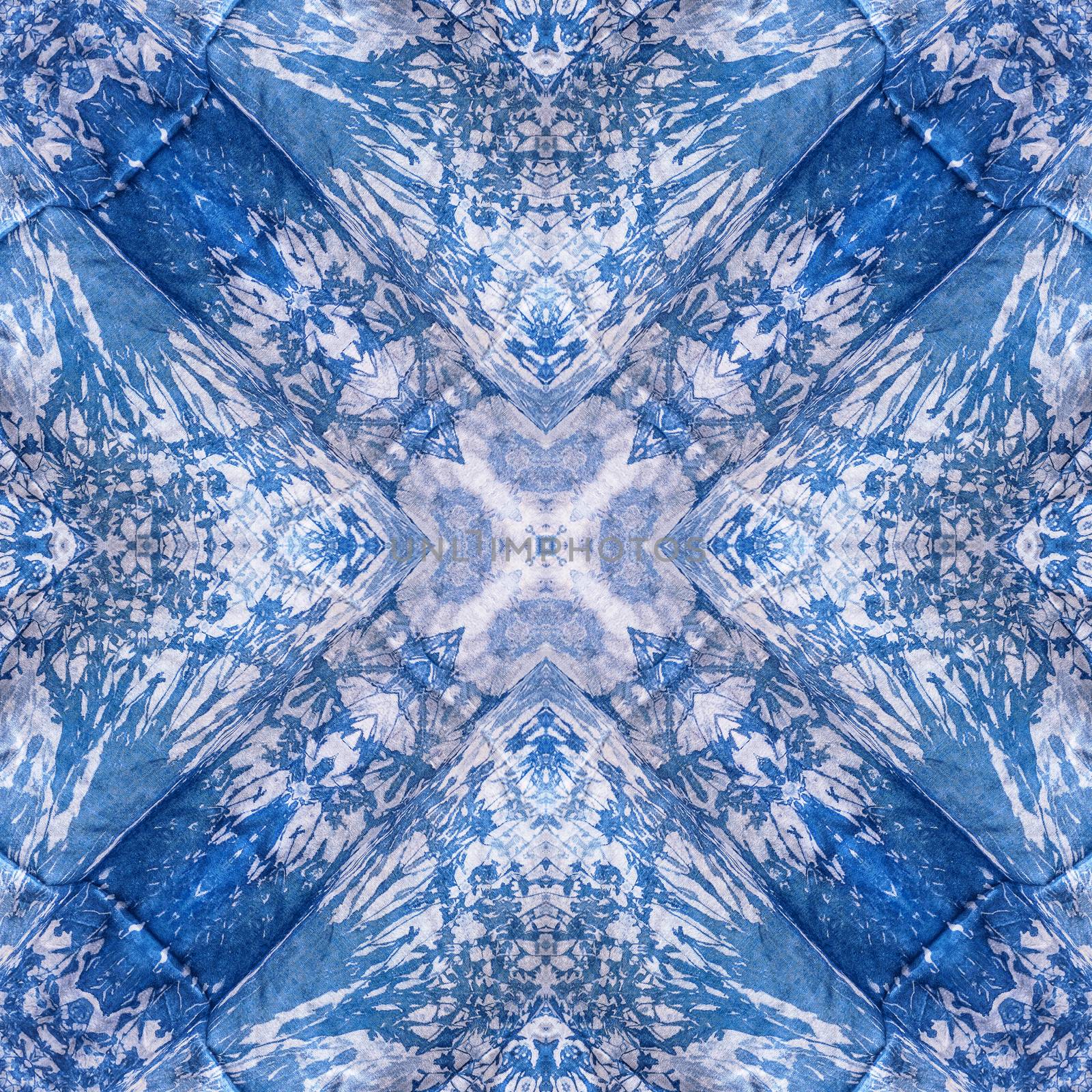 Abstract kaleidoscope or endless pattern for background used.