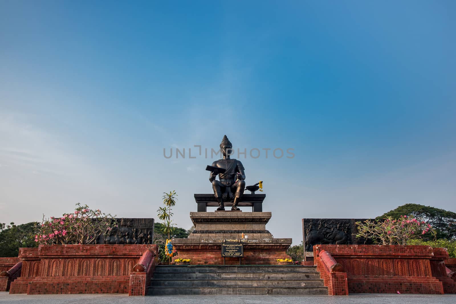 Monument of King Ramkhamhaeng. by NuwatPhoto