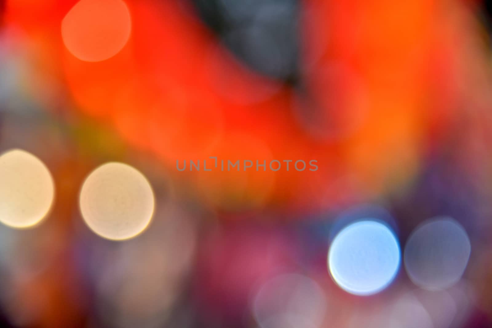 Abstract colorful circular bokeh background  by NuwatPhoto