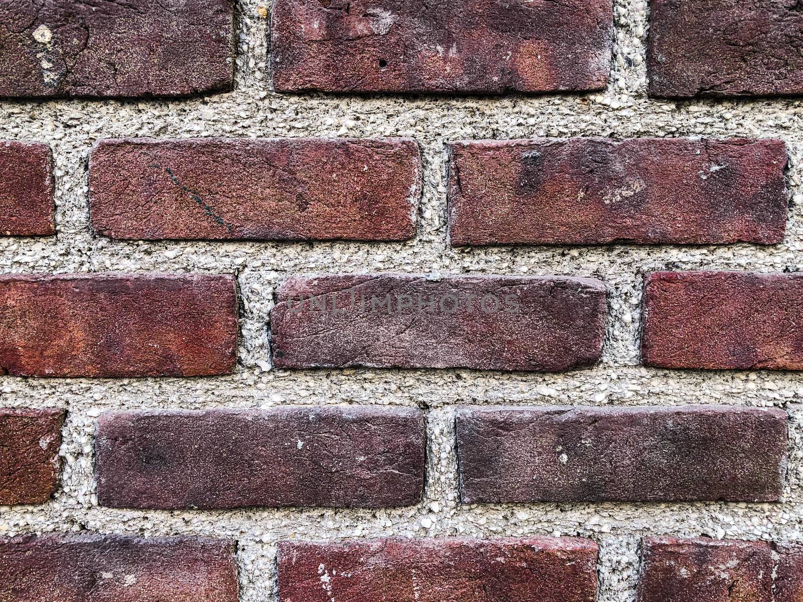 Brown dark red brick texture wall background