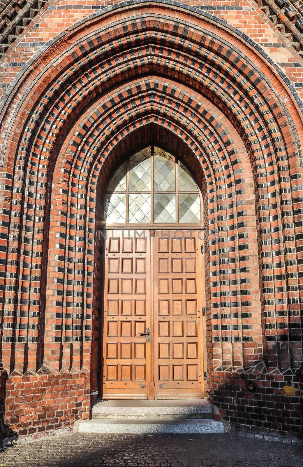 Old weathered and aged religious church building walls and windows found all over Europe