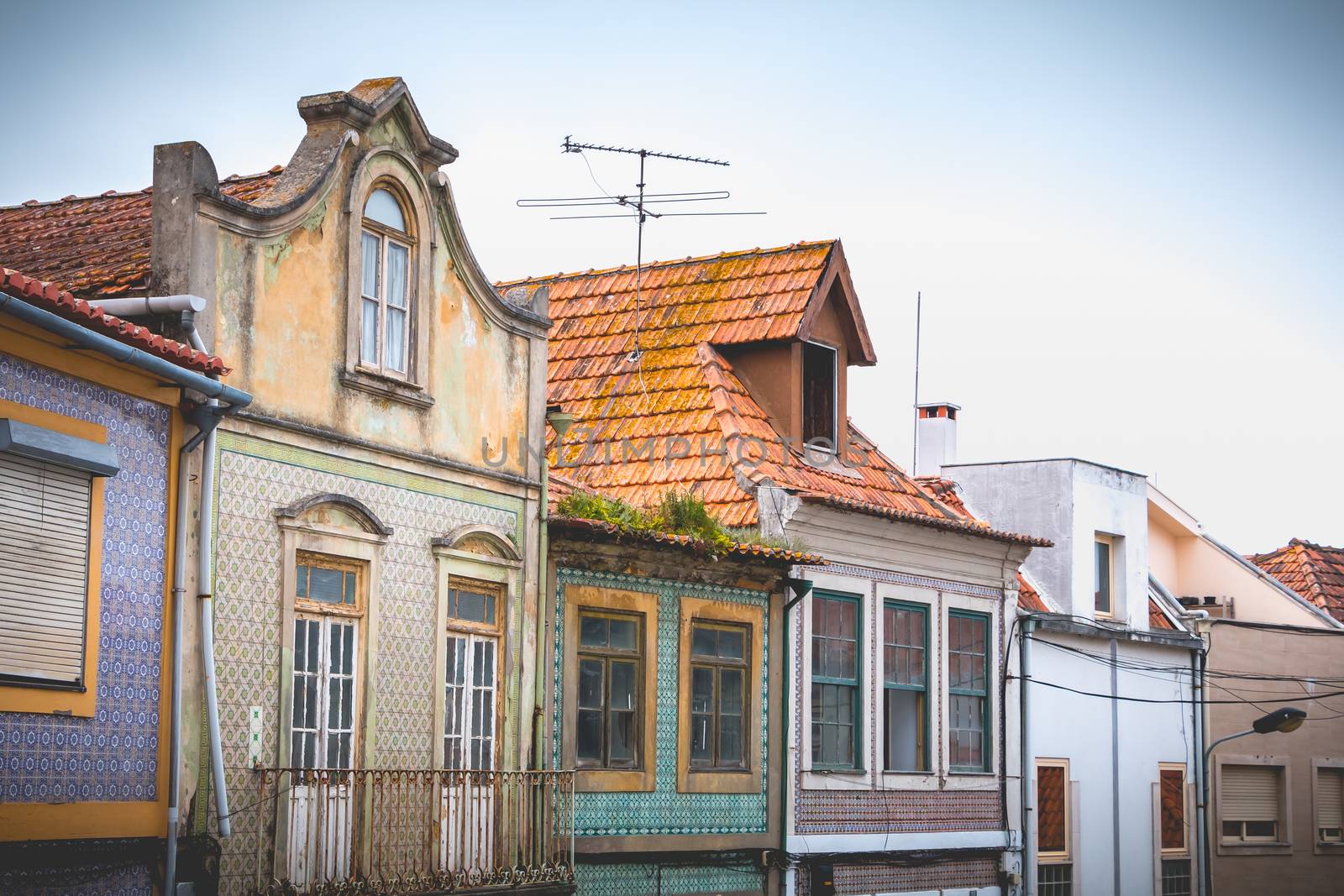 Small traditional house architecture detail in Aveiro by AtlanticEUROSTOXX