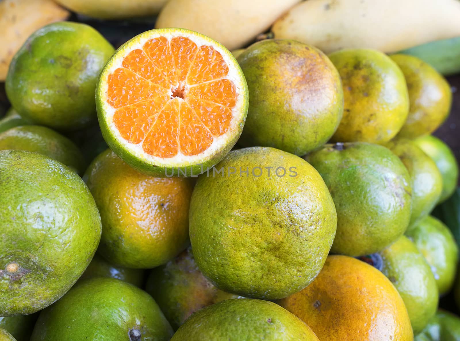 oranges in Thailand market