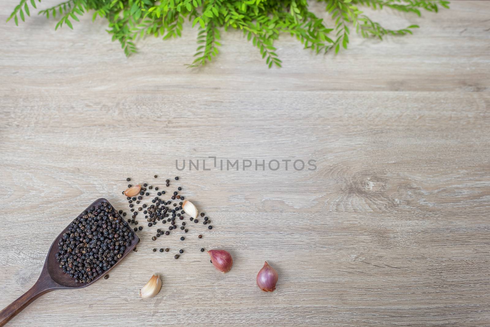 wood spoon wood Turner on white wood background