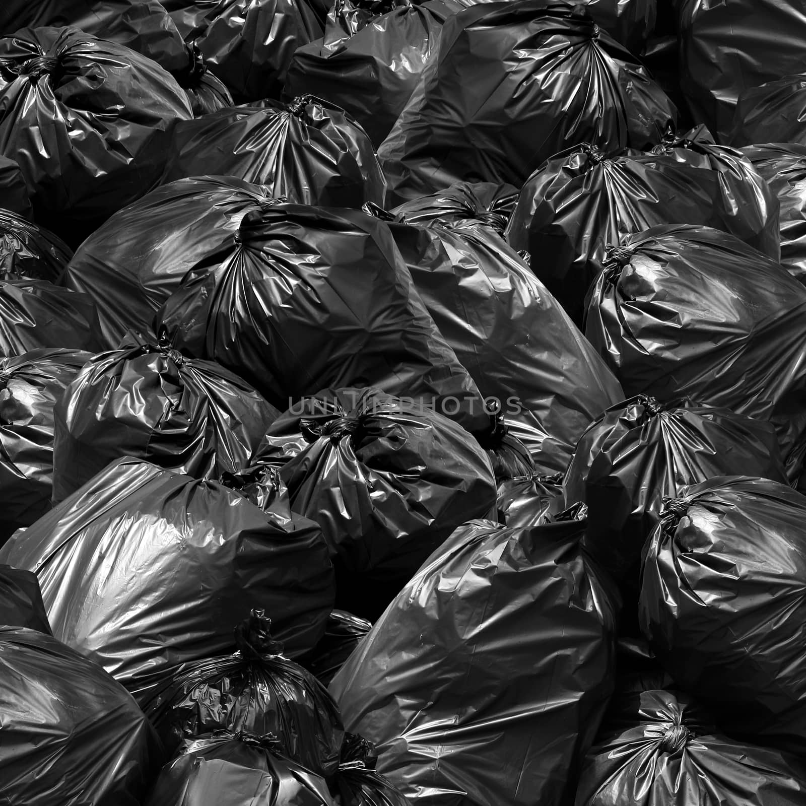 Waste background garbage bag black bin, Garbage dump, Bin,Trash, Garbage, Rubbish, Plastic Bags pile junk garbage Trash texture by cgdeaw