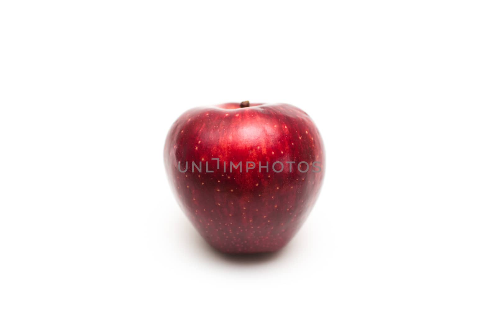Perfect Fresh Red Apple Isolated on White Background