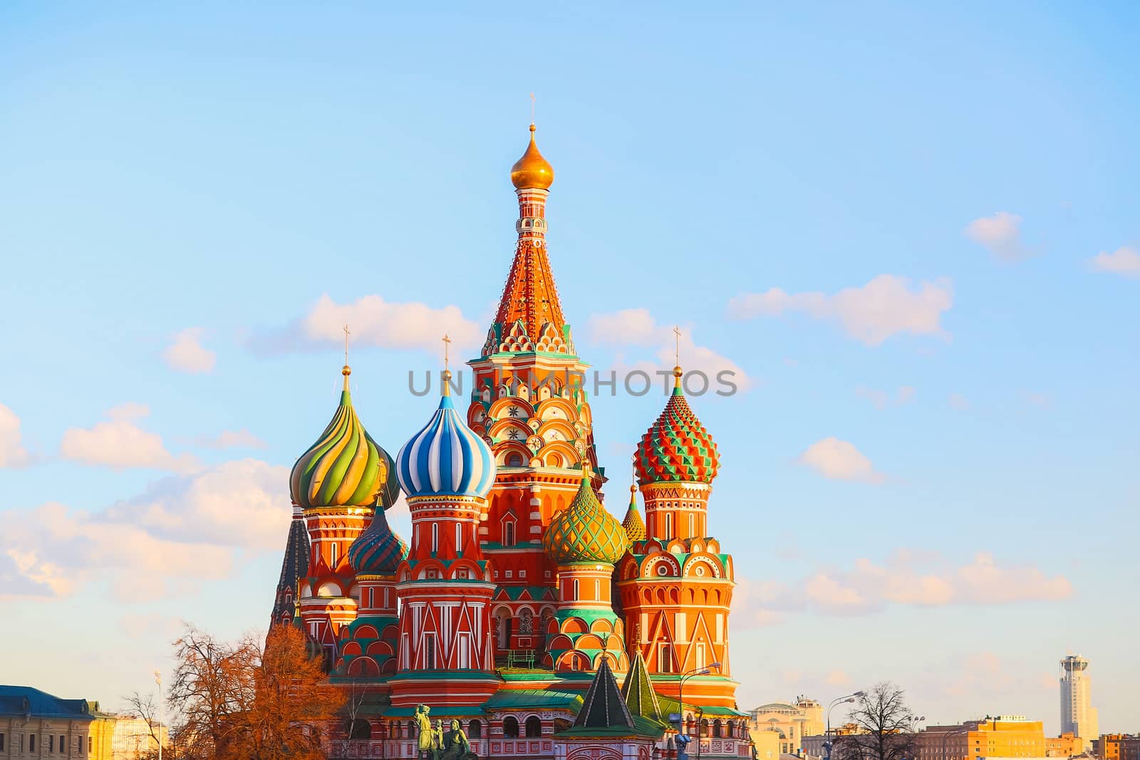 Russia, Moscow, Red square, view of St. Basil's Cathedral by primipil
