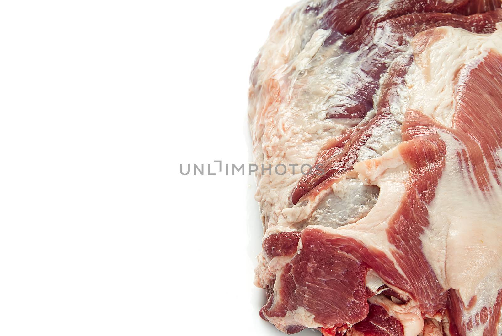 texture of fresh raw pork meat. Close-up photo of pork meat. background from fresh pork meat. by PhotoTime