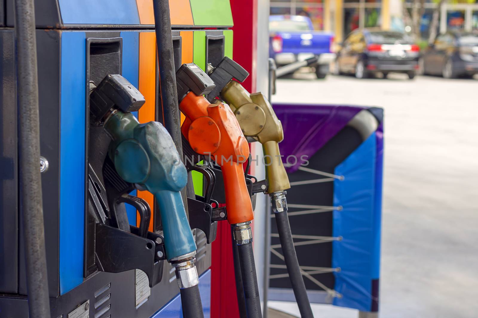 fuel pump Fuel nozzle at gas station